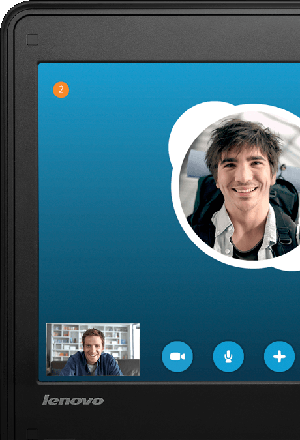 720p HD webcam with face-tracking