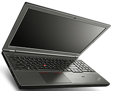 Lenovo Thinkpad T540p Laptop (open tilt view)